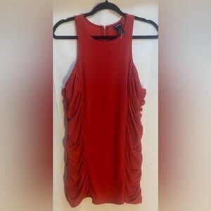 Torrid Woman’s Red Flattering Side Gathered Red Top Size 1 -14/16 - 1X NWOT